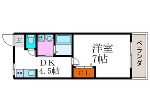 コーポラス中村の物件間取画像